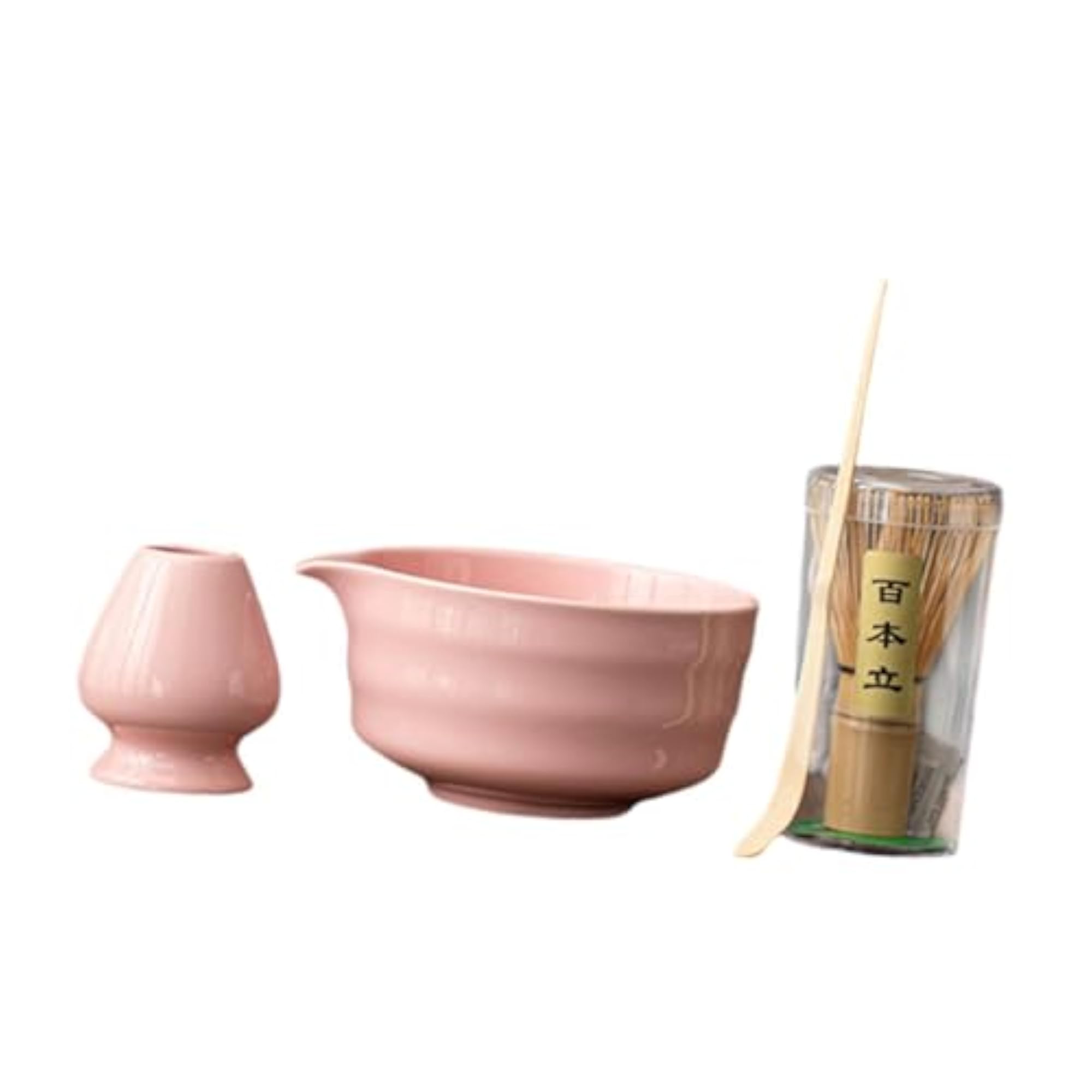 Japanese Matcha Whisk Set Tools, Bamboo and Ceramic