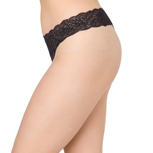 Image of Maidenform Women's Underwear Thongs Pack, 3-Pack, Thong Lace Underwear Women Pack, Sexy Wedding Lace Panties for Women