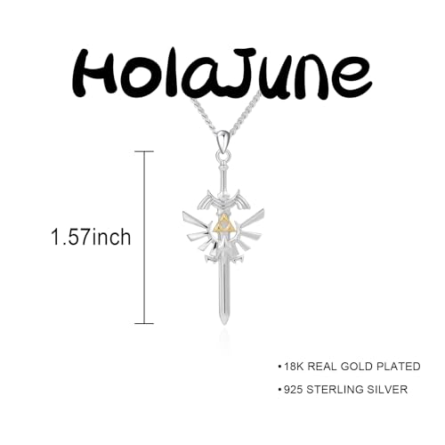 Sword Necklace Sterling Silver Legend of Z Jewelry Gifts for Men Women Boys s4