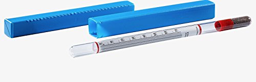 Specific Gravity Hydrometer 1.000-2.000 Dual Scale, by FEC Source. Test Flotation Solution for Fecal Egg Count, Worm Egg Flotation, Measure Liquid for Parasite Egg Flotation.