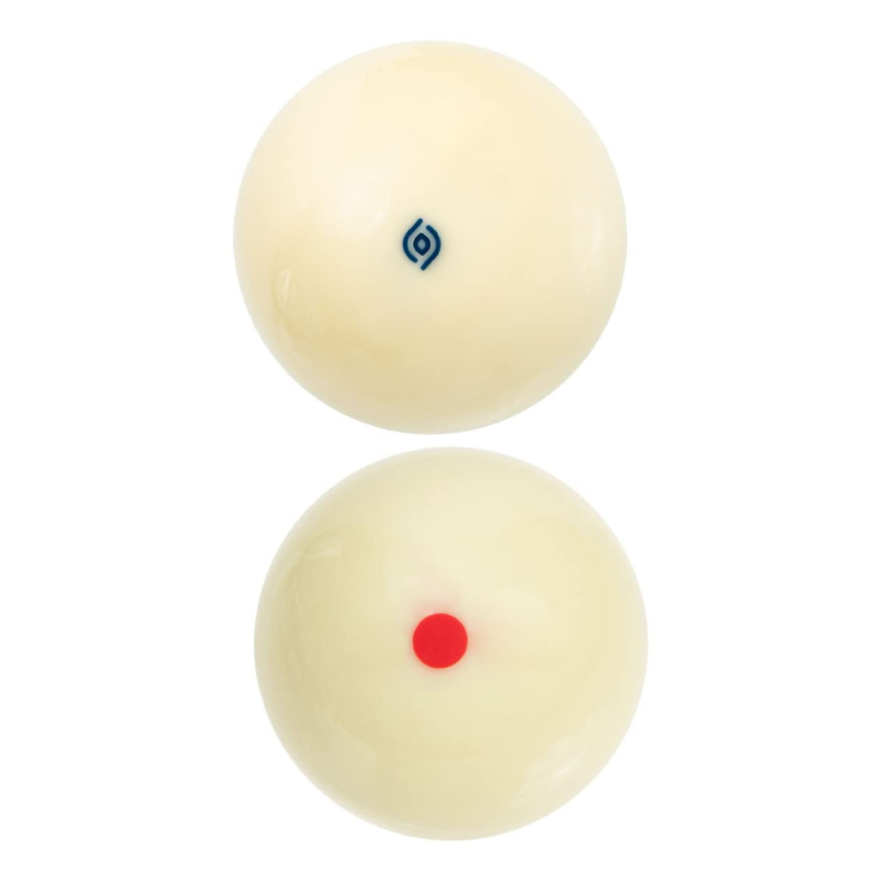 OSOLADY 2Pcs Professional Billiard White Balls Replaceable Pool Balls for Training and Skill Improvement Billiard Enthusiasts