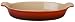 Le Creuset PG0400-2067 Heritage Stoneware Oval Au Gratin Dish, 20cm 7 3/4" 0.6L 21oz., Cerise