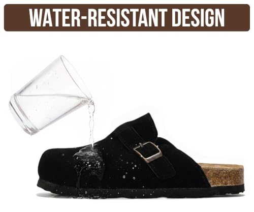 Image of Project Cloud Kids 100% Genuine Leather Non Slip Clogs with Cork Footbed