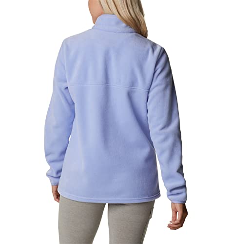 Image of Columbia Womens Benton Springs Half Snap II Pull Over Fleece Jacket, Dark Stone /Canoe /Vintage Blue, 3X