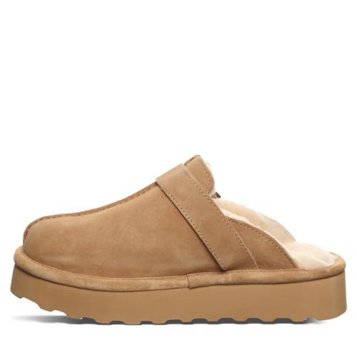 BEARPAW Women's Moxie Platform Lo Iced Coffee Solid Boot Size 82