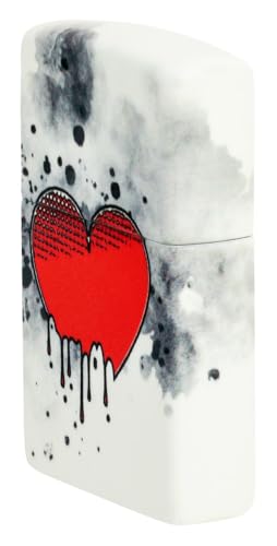 Image of Zippo Love Drip Design 540 Color Glow in The Dark Pocket Lighter