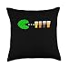 Hop Man Funny Gamer Craft Beer Vintage Humor Design Throw Pillow