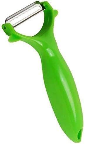 Multi-Function, Kitchen Gadget Potato Ceramic Peeler Vegetable Fruit Peeler & Durable Peeler for, Cucumber and Various Vegetables and Fruits (Green)
