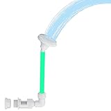 Ainkter Pool Fountain for Above & Inground Pools – 360° Adjustable Pool Waterfall, Pool Sprinkler Fountain with 4 Spray Modes, Green Glow-in-The-Dark Riser – Swimming Pool Cooler & Pool Accessories