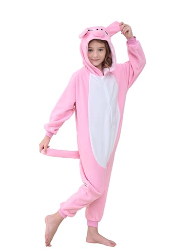 Comfy New Kids Pig Onesie Halloween Cosplay Costume 4T