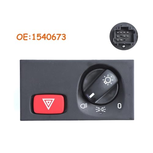Bouton de commutation de commande de phare antibrouillard Scania 1540673 2252076 - 2
