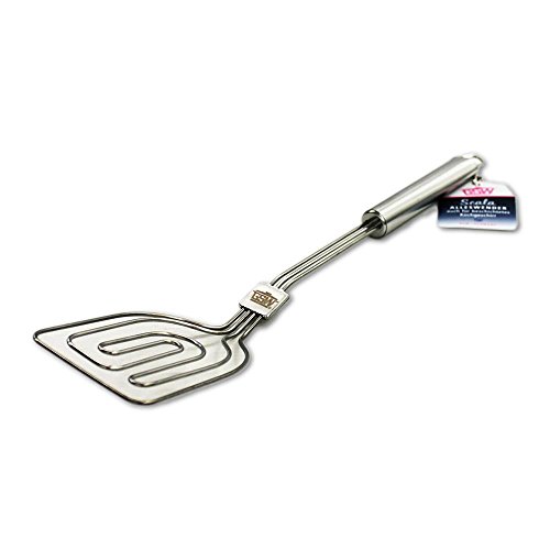 GSW Stahlwaren GmbH Turner Pfannenwender, Edelstahl, Silber, 30 x 30 x 39,3 cm