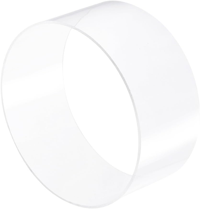 1pcs 45mm Length High Transparent Acrylic Tube, for Fish Tank Aquarium Tubo Garden Irrigation Water Supply Pipe (Size : 214mm ID 220mm OD)