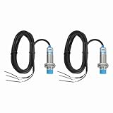 MECCANIXITY 2Pcs Inductive Proximity Sensor,PNP NO M18 DC 6-36V 300mA Proximity Switch Detector Approach Sensor 8mm 3 Wire for Industrial Automation LJ18A3-8-Z/BY