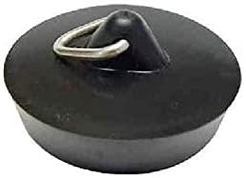 Fackelmann Tapón Fregadero-Lavabo en plástico y acero inoxidable, ⌀38,5