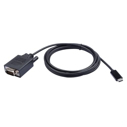 V7 V7UCVGA-2M Cavo adattatore USB-C a VGA 2m 2,0 m nero