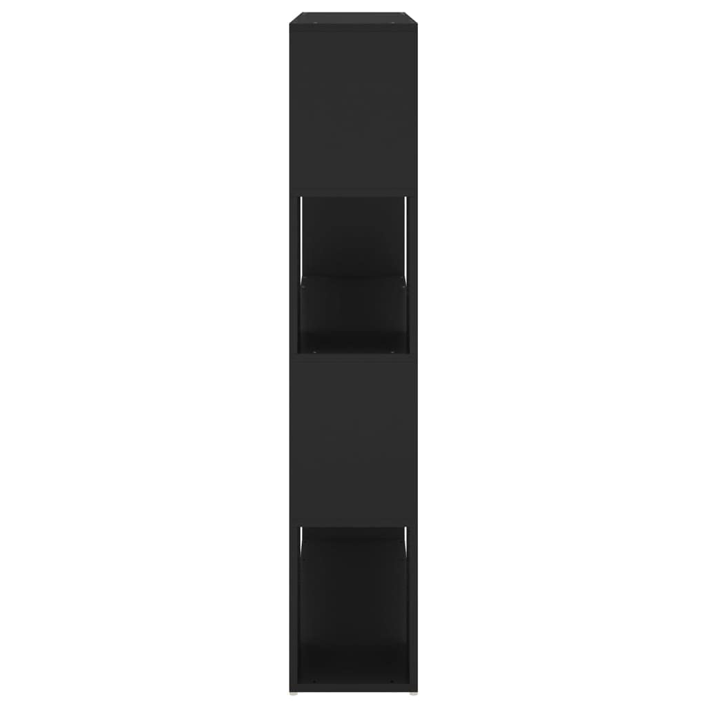 Générique Libreria a 4 scomparti, 100 x 24 x 124 cm, mobile portaoggetti con separatore di stanze, scaffale robusto per libri, DVD e oggetti decorativi