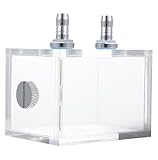 Cabilock Transparenter Acrylpc Wasserkühltank 200ml Leicht und Luftfrei für Effiziente Computer CPU Wasserkühlung im Selbstgemacht Wasserkühlungssystem