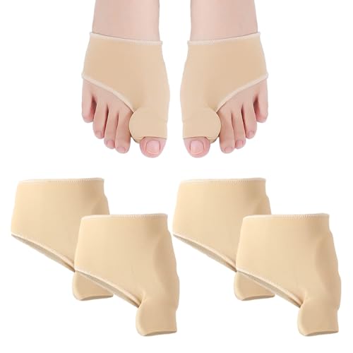 Nangilo Big Toe Straightener,2 Pairs Bunion Corrector Big Toe Straightener,Bunion Relief Bunion Support,Hallux Valgus Socks,Hammer Toe Correction and Protection,Hallux Valgus Cushion Toe Brace