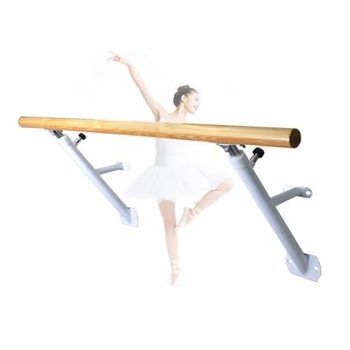Barre de ballet autoportante blanche 150 cm au design épuré et robuste - 4