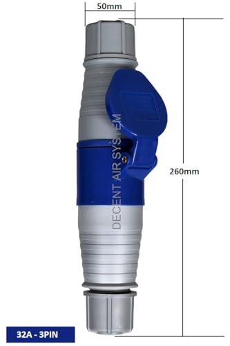 Image of IEC60309-2 32A 3pin 220V-250V 50 /60Hz 3P 6h IP44 CE Industrial Plug And Socket Wire Connector (1)