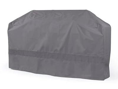 Covermates Island Grill Cover - Weather Resistant Outdoor Cover, Heavy Duty BBQ Covers for Large Island, Elite 300D Polyester, 74 Inch, Charcoal
