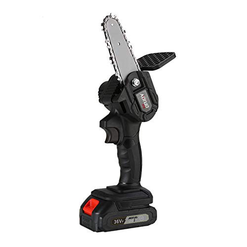 Mini sierra eléctrica recargable de corte rápido y manejo a una mano para jardín 2