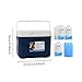 kowaku Ice Chest Box, Insulated Cooler, with Handle Portable Personal Cold Case with Ice Pack for Outdoor Camping Kitchen BBQ Picnic, Blue