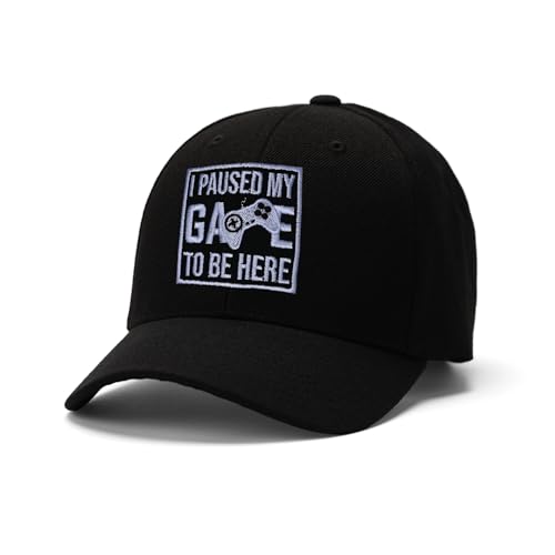 Image of Embroidered Baseball Cap for Women Men Adjustable Baseball Hat Black Baseball Cap Trucker Hat