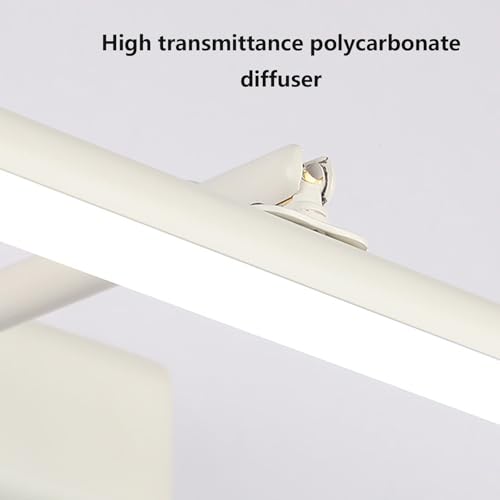 LED Apliques de Pared Espejo Baño Lámpara de Pared Impermeable Giratoria Sala de Estar 4