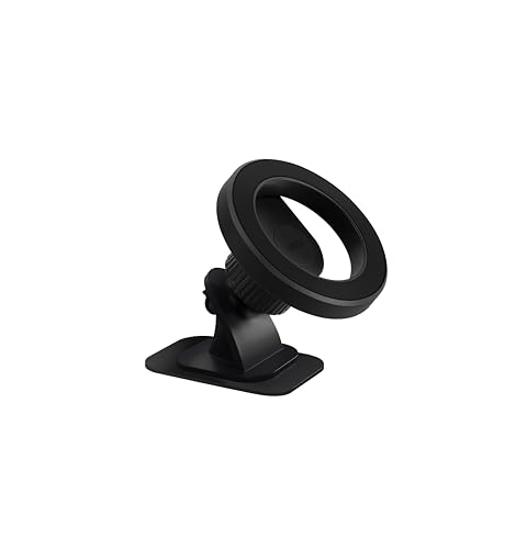 UNIQ Trelix Support magnétique pour tableau de bord de voiture, Accessoire Voiture (Noir)