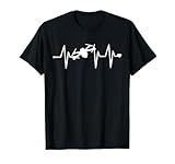 T-shirt Drone Pilot Heartbeat T-shirt de course drone pour homme et femme. Cadeau pour le pilote de drone.