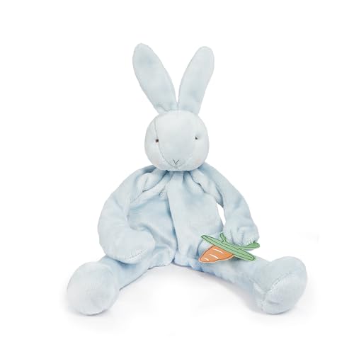 Image of Bunnies By The Bay inchBud inch Bunny Silly Buddy - Animal Pacifier Holder Plush Toy with Velcro Loop Attachment - 10 inch (25cm) Size