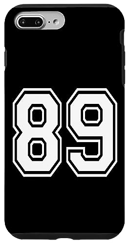 �ԍ� 89�C���` �z���C�g �X�}�z�P�[�X iPhone 7 Plus/8 Plus �p