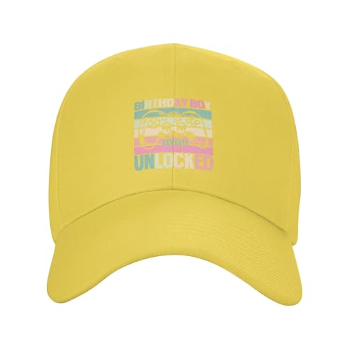 Birthday Boy Level 11 Unlocked Baseball Cap Women Men Adjustable