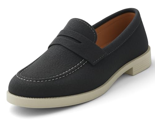 Image of Kraasa Men Premium Driftor 2.0 Block Heel Loafers for Mens, Causals| Lighweight Slip-On's | Soft Cushioned Insole | Super Flexible, Comfortable for Men