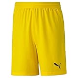 100 % polyester Puma teamFINAL 21 Knit Shorts Jr Short Enfant Cyber Yellow FR : Taille Unique (Taille Fabricant : 164)