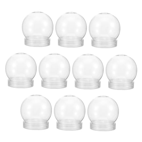 RORPOIR pack de 10 botellas transparentes para adornos y recuerdos de vacaciones 2