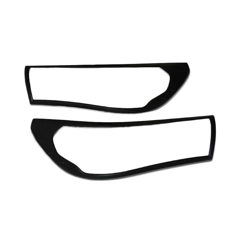 Cubierta negra for faros delanteros Hilux Revo Rocco accesorios 2015-2020 3
