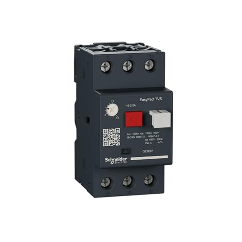 Schneider Gz1e07 1.6–2 téléviseurs Easypact Disjoncteur Moteur, Blanc