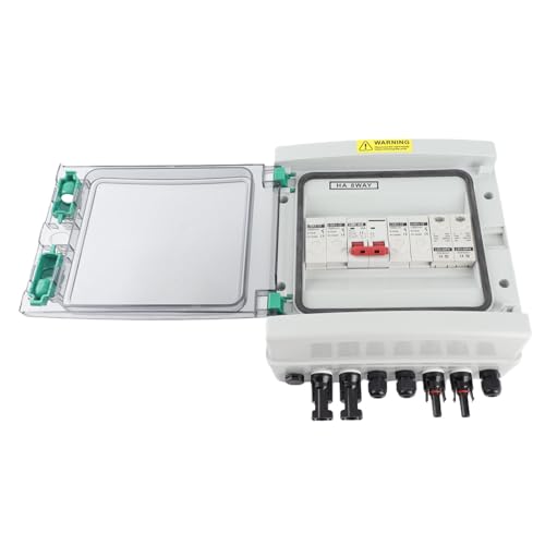 Caja combinadora solar de 2 cuerdas DC500V PUSOKEI con disyuntor de 32A 4