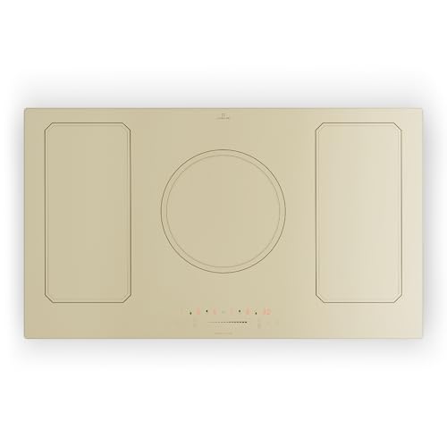 Klarstein Cuisinière électrique plaque chauffante 5 anneaux 7200 W 5 plaques à induction contrôle tactile intelligent affichage numérique fonction de...