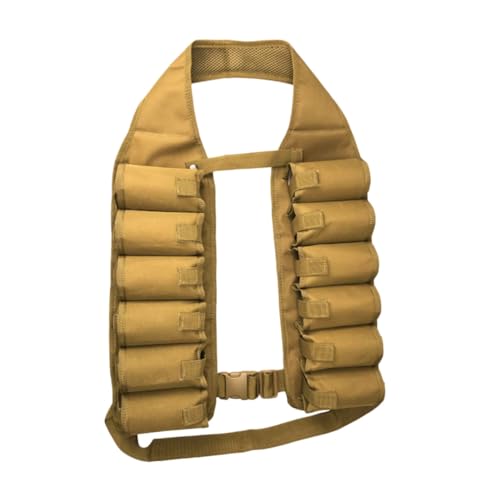 Gilet porte-bière en toile résistante avec sangles réglables