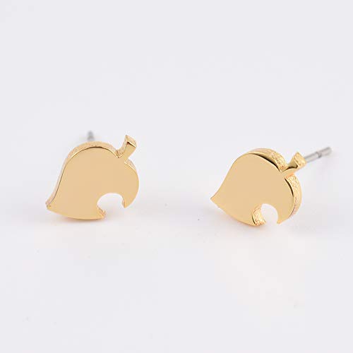 Dckazz Hanreshe Leaf Stud Earrings Punk Jewelry Vintage Copper Earring Cute Gold Rose Gold Small Stud Earrings Gift thumb #4