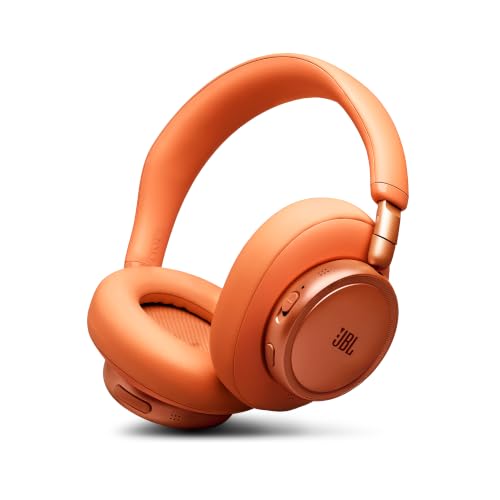 Image of JBL New Live 780NC, Advanced Noise Cancellation 2.0 Wireless Headphones, Technology (BT 6.0, Auracast, Hi-Res, LDAC, Spatial Sound, 6-mic, AI-Trained Algo) 80H Battery, 2Yrs* Warranty, Orange