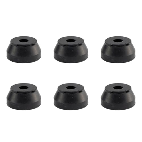 6 Pack Anti-Slip, Wear-Resistant Cane Tips - Replacement Feet for Walking Canes for Men and Women