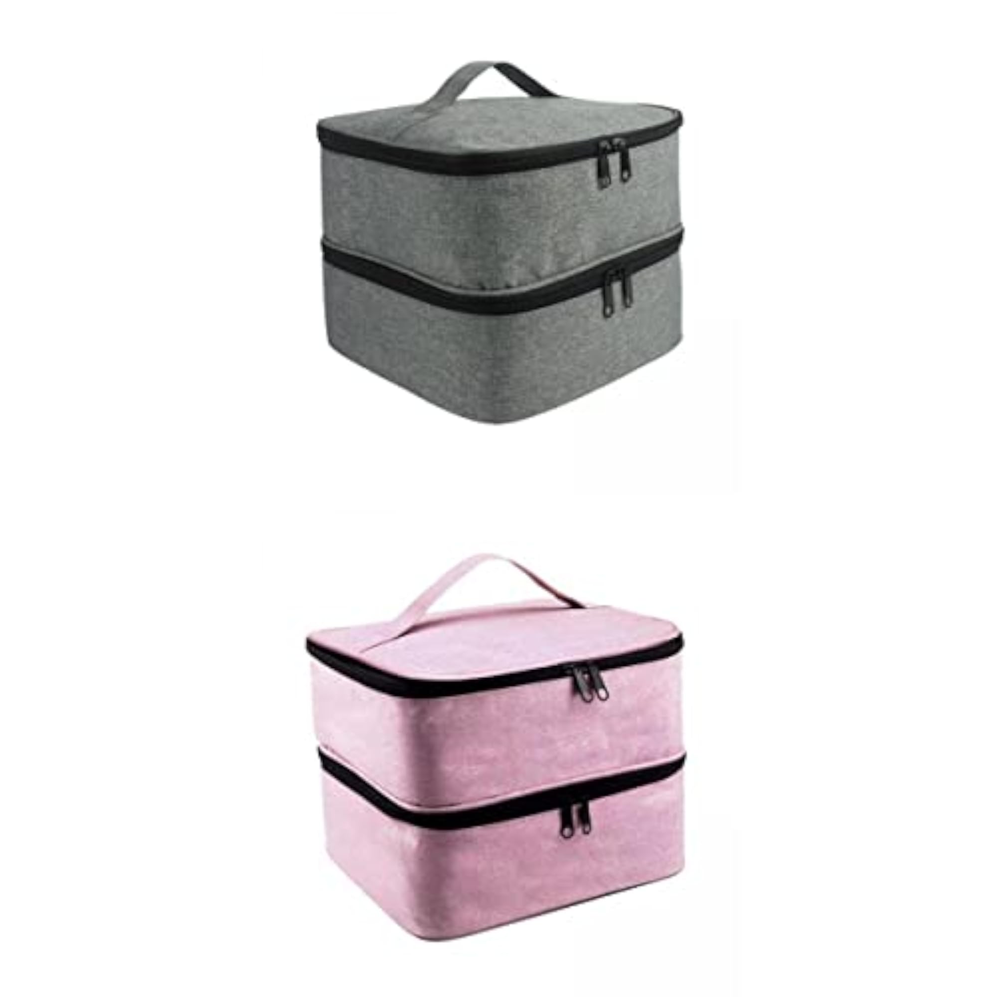2Pcs Nail Polish Storage Bag for Manicure Sets