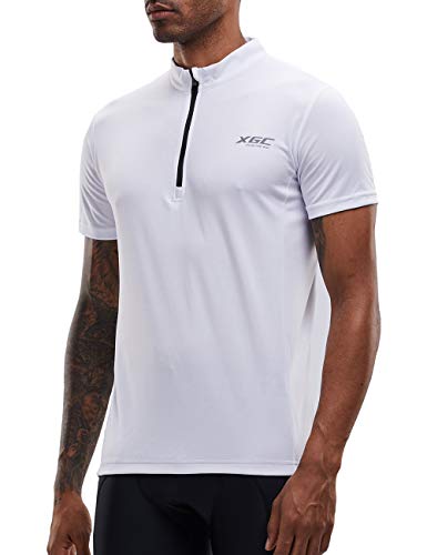 Men's Short/Long Sleeve Cycling Jersey Bike Jerseys Cycle Biking Shirt with Quick Dry
