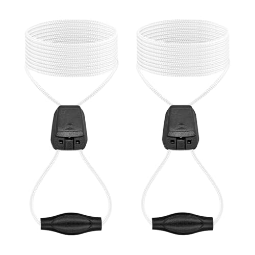 UamGlsob 1,5mm Dünne Schnürsenkel für Ski Schuhe, Schuhbänder Ohne Binden, Laces Shoelaces Kit Ersatz für Damen Herren, Schnellverschluss-System (White)