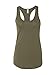 Next Level Apparel Women's Tear-Away Tank Top, Military Green, Medium